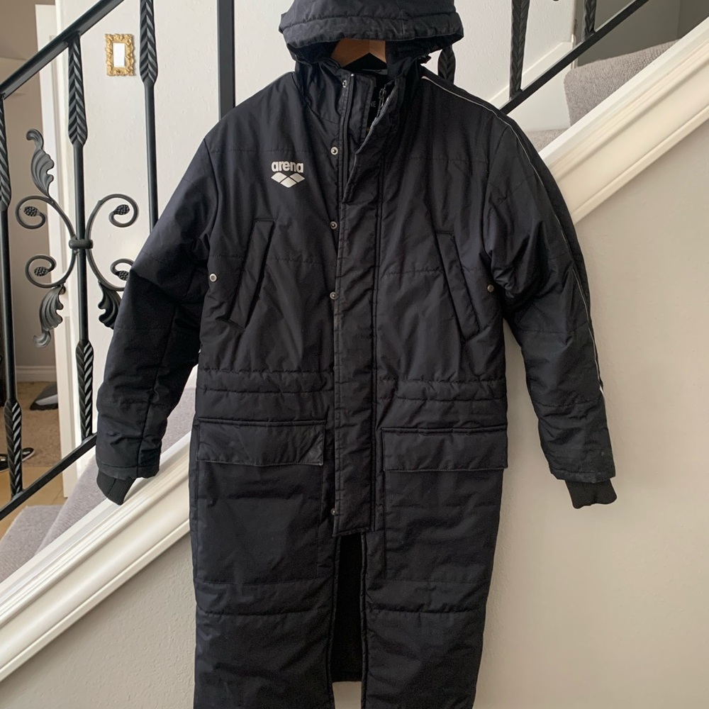 Arena Women's Black Long Coat